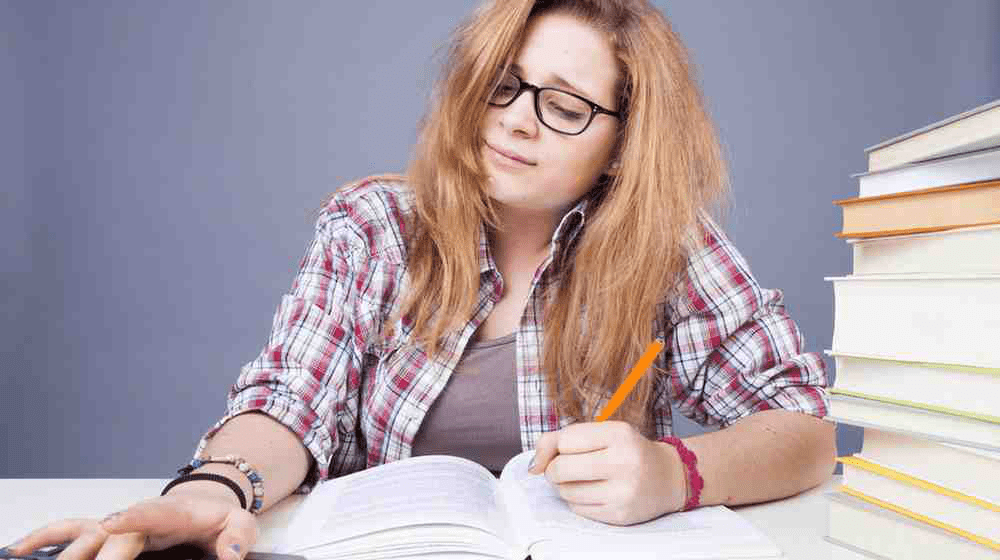 Frustrated student studying for the USMLE Step 1.